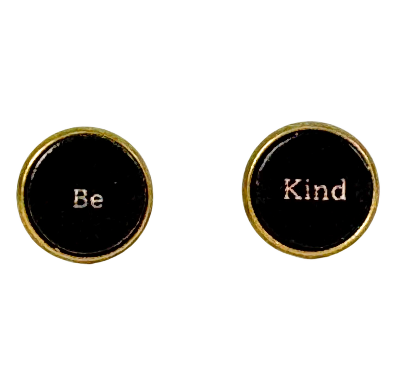 Just Breathe Be Kind Leather Stud Sets