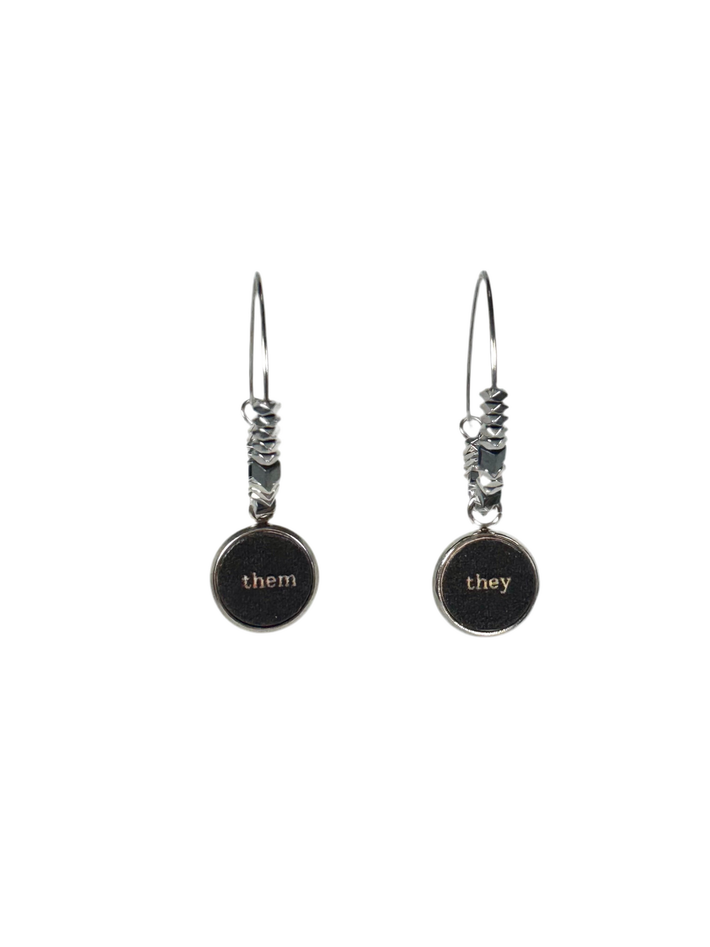 them they hematite stainless steel hoops