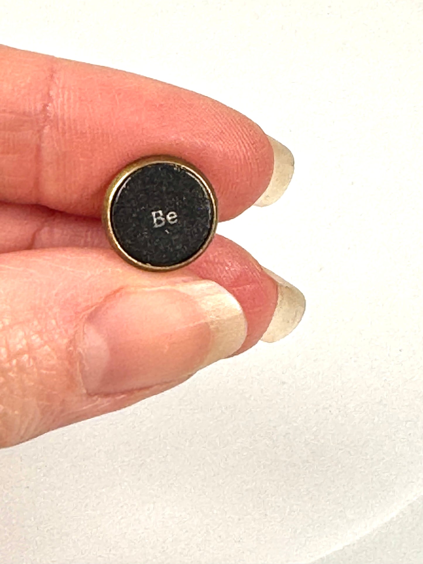 Just Breathe Be Kind Leather Stud Sets