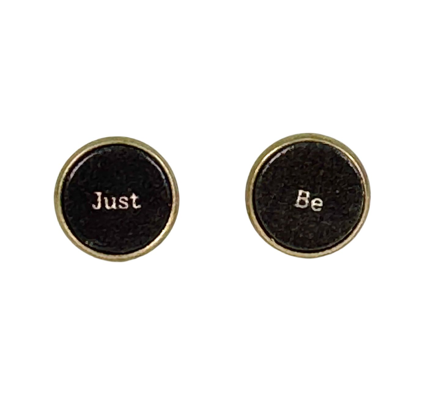 Just Breathe Be Kind Leather Stud Sets
